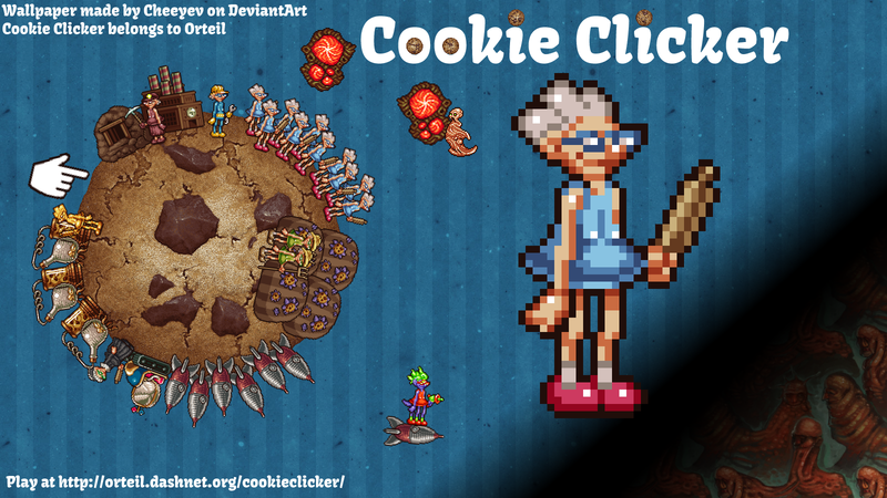 Visual guide displaying the main cookie, building list, and upgrade store in Cookie Clicker