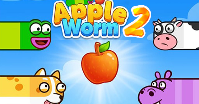 Apple Worm 2 game action screenshot showing advanced puzzle elements