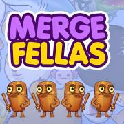 Merge Fellas: Italian Brainrot game showcasing absurd meme characters like Cappuccino Ballerinas and Flying Pizza Cats.